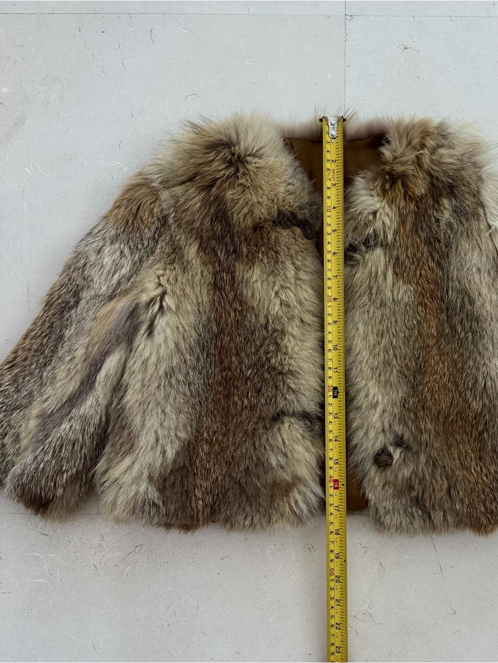 Vintage Red Fox Fur Jacket, Small - Picture 6 of 6